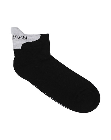MCQUEEN Socks & tights Black 85% Cotton, 13% Polyamide, 2% Elastane