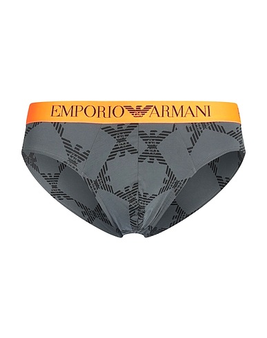 EMPORIO ARMANI Slip Grau 95% Baumwolle, 5% Elastan