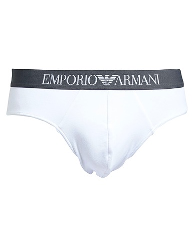 EMPORIO ARMANI Slip Bianco 95% Cotone, 5% Elastan