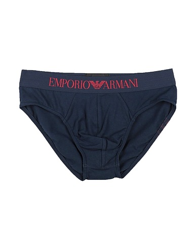 EMPORIO ARMANI Brief Midnight blue 95% Cotton, 5% Elastane