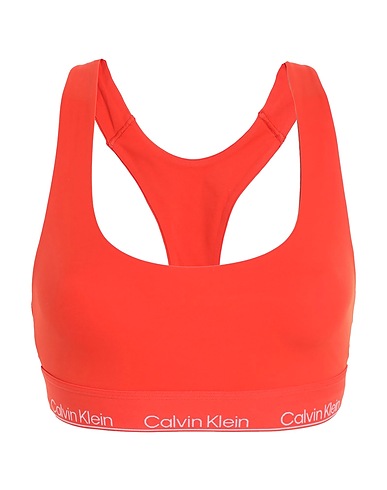 CALVIN KLEIN UNDERWEAR Athletic tops Orange 73% Polyamide, 27% Elastane