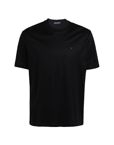 EMPORIO ARMANI Undershirt Black 70% Lyocell, 30% Cotton