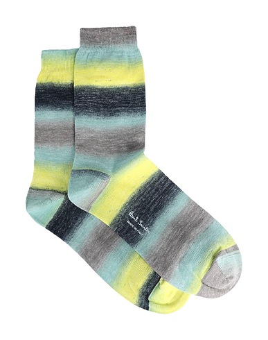 PAUL SMITH Socks & tights Light green 80% Cotton, 17% Polyamide, 3% Elastane