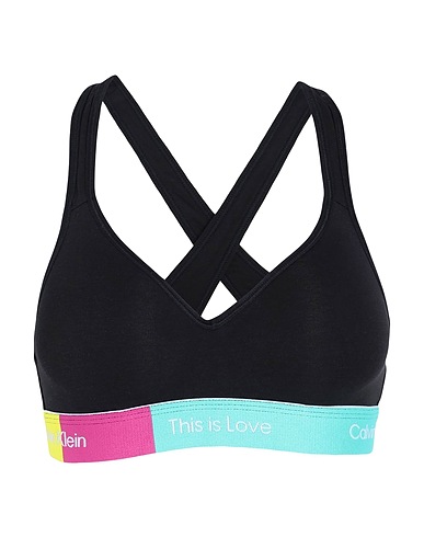 CALVIN KLEIN UNDERWEAR Bra Black 53% Cotton, 35% Lyocell, 12% Recycled elastane
