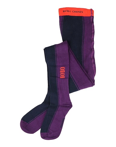 BOBO CHOSES Calze e Calzini Viola 74% Cotone, 24% Poliammide, 2% Elastan