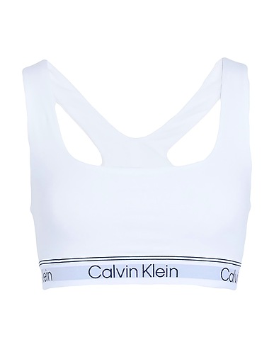 CALVIN KLEIN UNDERWEAR Bra White 87% Cotton, 13% Elastane