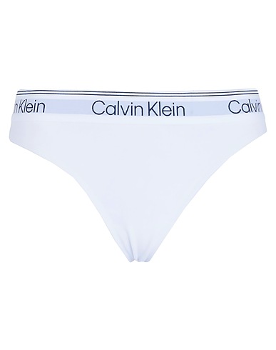 CALVIN KLEIN UNDERWEAR Slip Bianco 87% Cotone, 13% Elastan