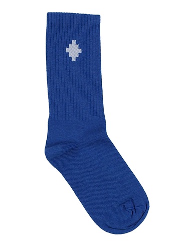 MARCELO BURLON Socks & tights Bright blue 85% Cotton, 10% Polyamide, 5% Elastane