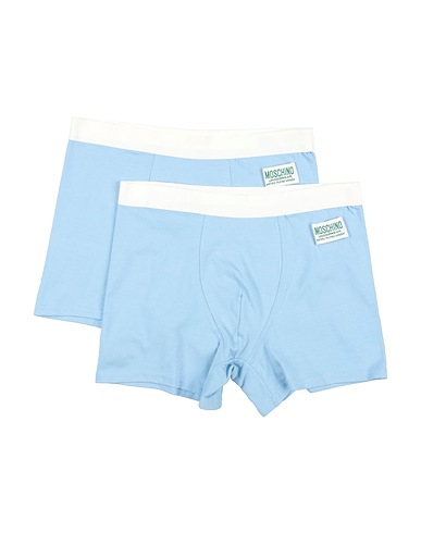 MOSCHINO Boxer Light blue 94% Cotton, 6% Elastane