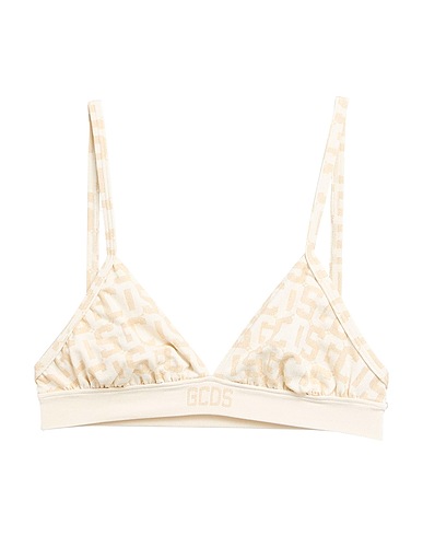 GCDS x WOLFORD Bra Ivory 92% Polyamide, 4% Elastane, 4% Polyester