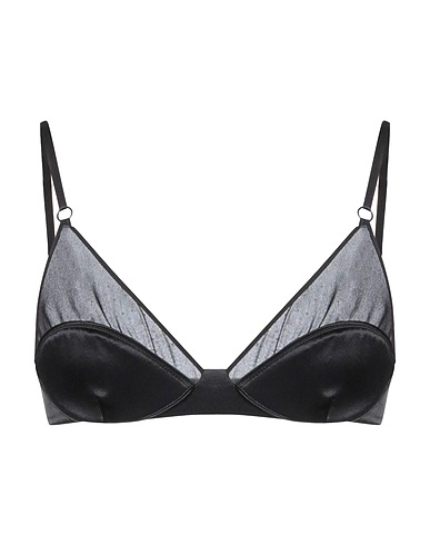 SAINT LAURENT Bra Black 100% Silk