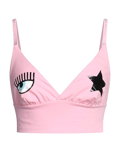 CHIARA FERRAGNI Bra Pink 95% Cotton, 5% Elastane