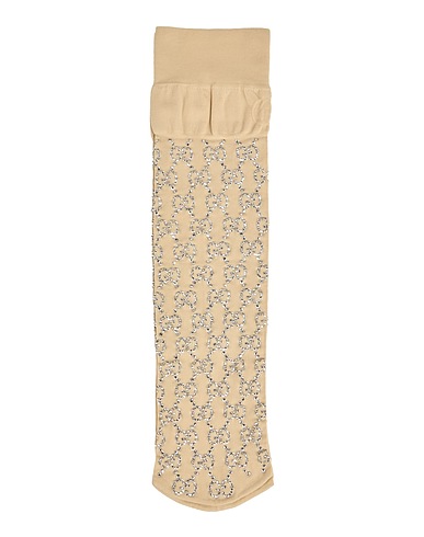 GUCCI Socks & tights Beige 90% Polyamide, 10% Elastane, Glass