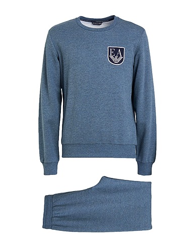 EMPORIO ARMANI Sleepwear UNDERWEAR Slate blue 70% Cotton, 30% Polyester