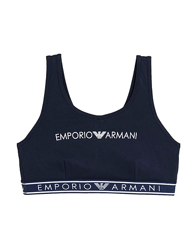 EMPORIO ARMANI Soutien-gorge UNDERWEAR Bleu marine 95% Coton biologique, 5% Élasthanne