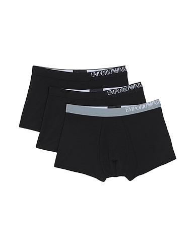 EMPORIO ARMANI Boxer UNDERWEAR Black 95% Polyester, 5% Elastane