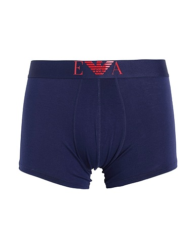 EMPORIO ARMANI Boxer Navy blue 95% Cotton, 5% Elastane