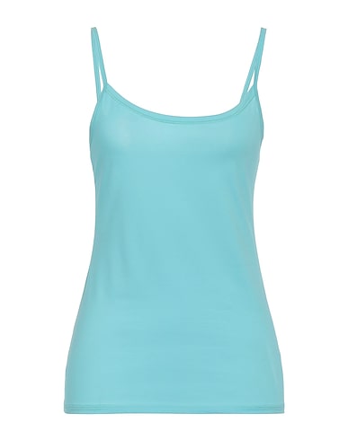 CALIDA Undershirt Turquoise 92% Pima Cotton, 8% Elastane