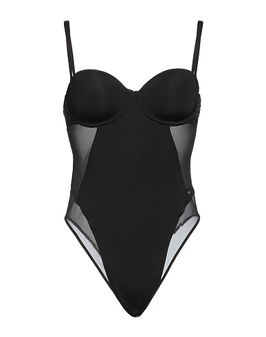 WOLFORD Lingerie bodysuit Black 88% Polyamide, 12% Elastane
