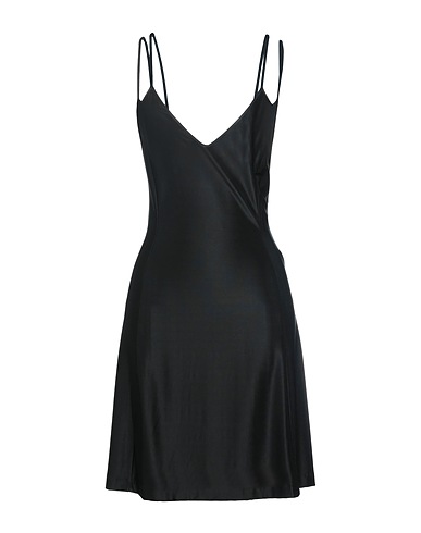VETEMENTS Slip Black 90% Viscose, 10% Elastane