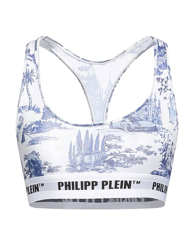 PHILIPP PLEIN Bra White 48% Modal, 48% Cotton, 4% Elastane, Fibreglass