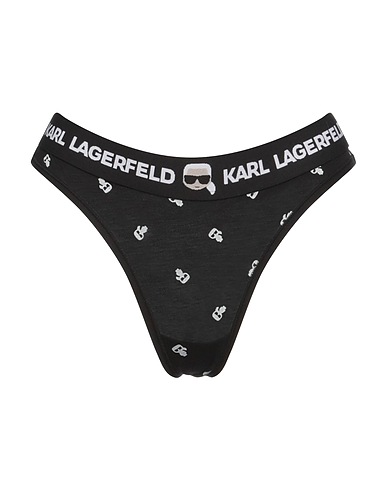 KARL LAGERFELD Brief Black 95% Cotton, 5% Elastane
