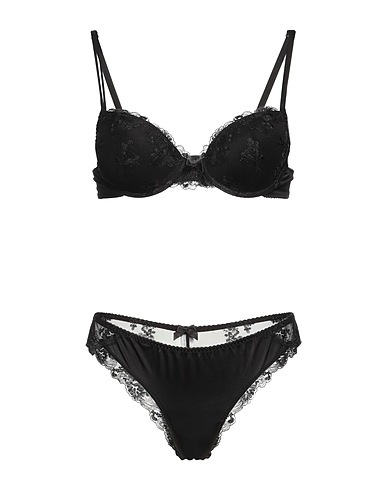 TWINSET UNDERWEAR Coordinato Nero 89% Poliammide, 11% Elastan, Poliestere