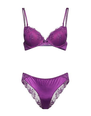 TWINSET UNDERWEAR Coordinato Malva 89% Poliammide, 11% Elastan, Poliestere