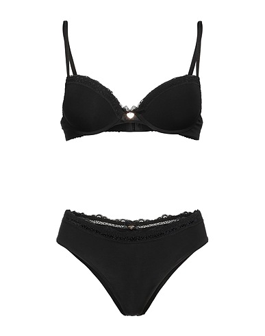 TWINSET UNDERWEAR Set Black 95% Modal, 5% Elastane, Polyamide