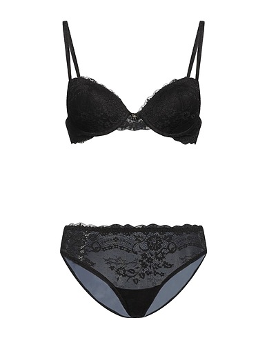 TWINSET UNDERWEAR Coordinato Nero 87% Poliammide, 13% Elastan, Poliestere