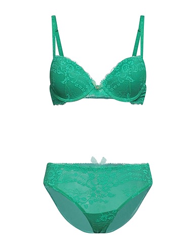 TWINSET UNDERWEAR Coordinato Verde 87% Poliammide, 13% Elastan, Poliestere