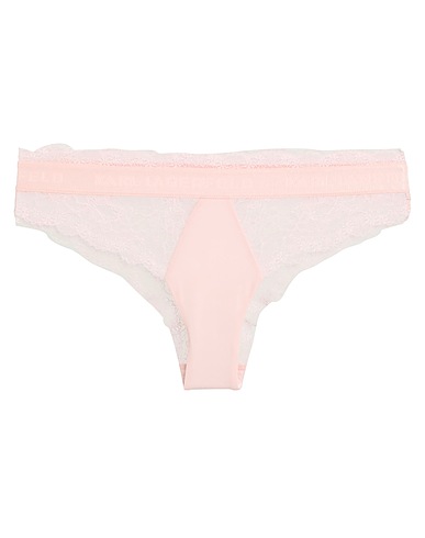 KARL LAGERFELD Slip Rosa chiaro 70% Poliammide, 15% Elastan, 15% Cotone