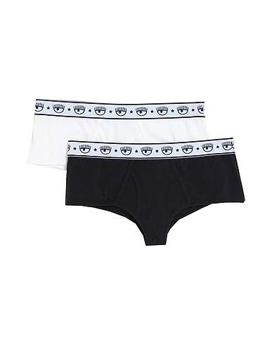CHIARA FERRAGNI Slip Nero 95% Cotone, 5% Elastan