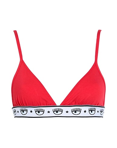 CHIARA FERRAGNI Bra Red 95% Cotton, 5% Elastane