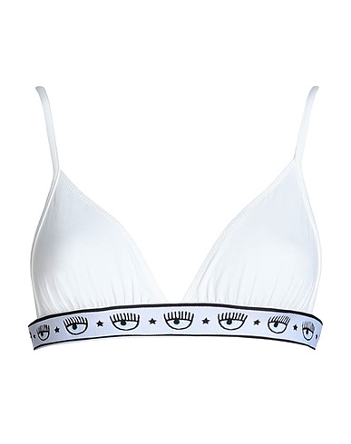 CHIARA FERRAGNI Bra White 95% Cotton, 5% Elastane