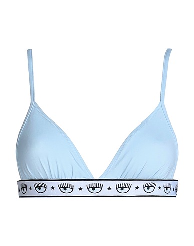 CHIARA FERRAGNI Bra Sky blue 95% Cotton, 5% Elastane