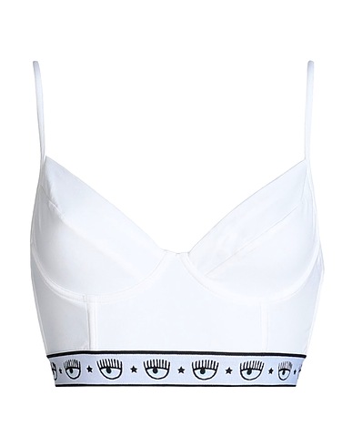 CHIARA FERRAGNI Bra White 95% Cotton, 5% Elastane