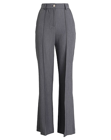 TWINSET Casual trouser Grey 72% Polyester, 23% Viscose, 5% Elastane
