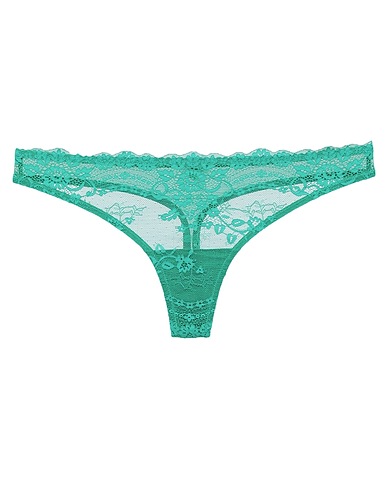 TWINSET Brief Green 87% Polyamide, 13% Viscose