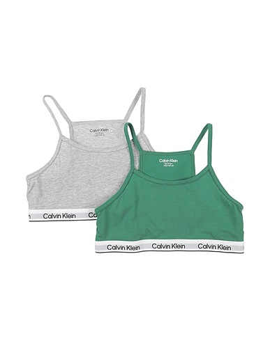 CALVIN KLEIN UNDERWEAR Bra Green 95% Cotton, 5% Elastane