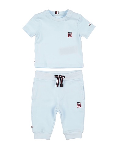 TOMMY HILFIGER Sleepwear Sky blue 95% Cotton, 5% Elastane