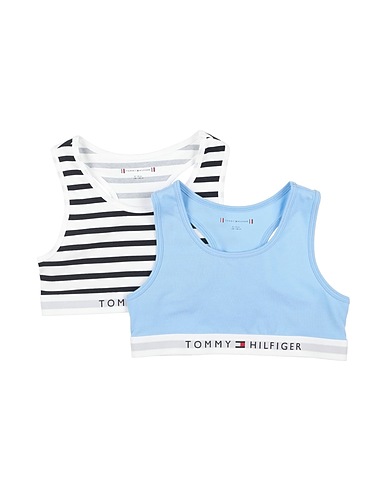 TOMMY HILFIGER Bra Sky blue 95% Cotton, 5% Elastane