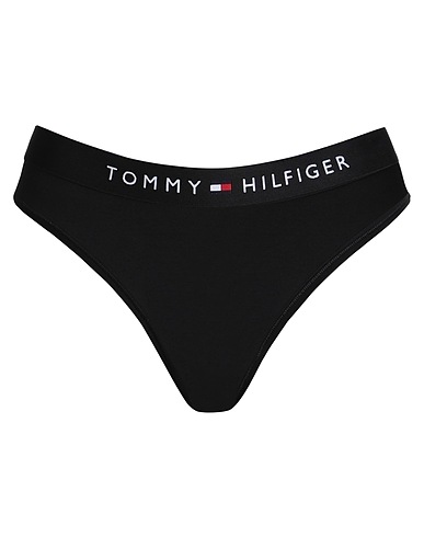 TOMMY HILFIGER Slip Nero 95% Cotone, 5% Elastan