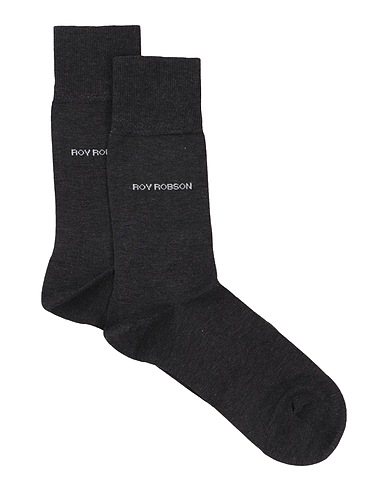 ROY ROBSON Socks & tights Charcoal 80% Cotton, 20% Polyamide