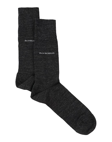 ROY ROBSON Socks & tights Charcoal 60% Wool, 23% Cotton, 15% Polyamide, 2% Elastane