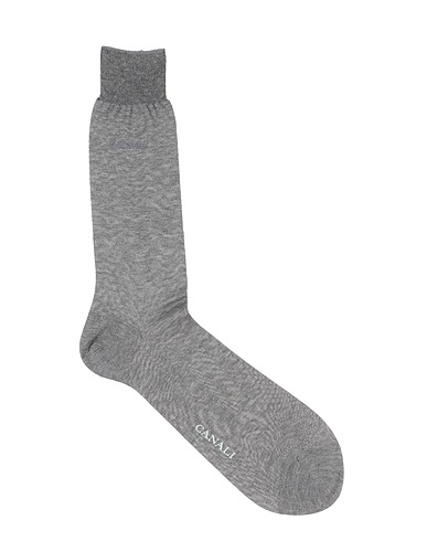 CANALI Socks & tights Light grey 100% Cotton