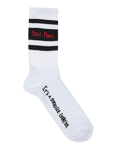 SELF MADE by GIANFRANCO VILLEGAS Socks & tights White 90% Cotton, 7% Lycra®, 3% Elastane