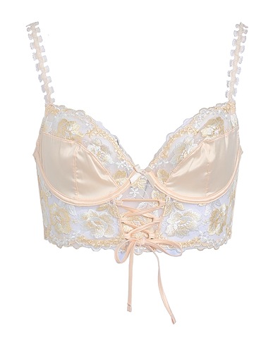 TOPSHOP Bra Cream 100% Polyamide, Polyester, Elastane