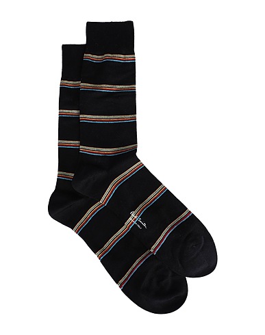 PAUL SMITH Calze e Calzini Nero 80% Cotone organico, 18% Poliammide, 2% Elastan