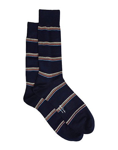 PAUL SMITH Socks & tights Midnight blue 80% Organic cotton, 18% Polyamide, 2% Elastane